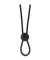 Stay Hard - Silicone Loop Cock Ring - Black BL-31095