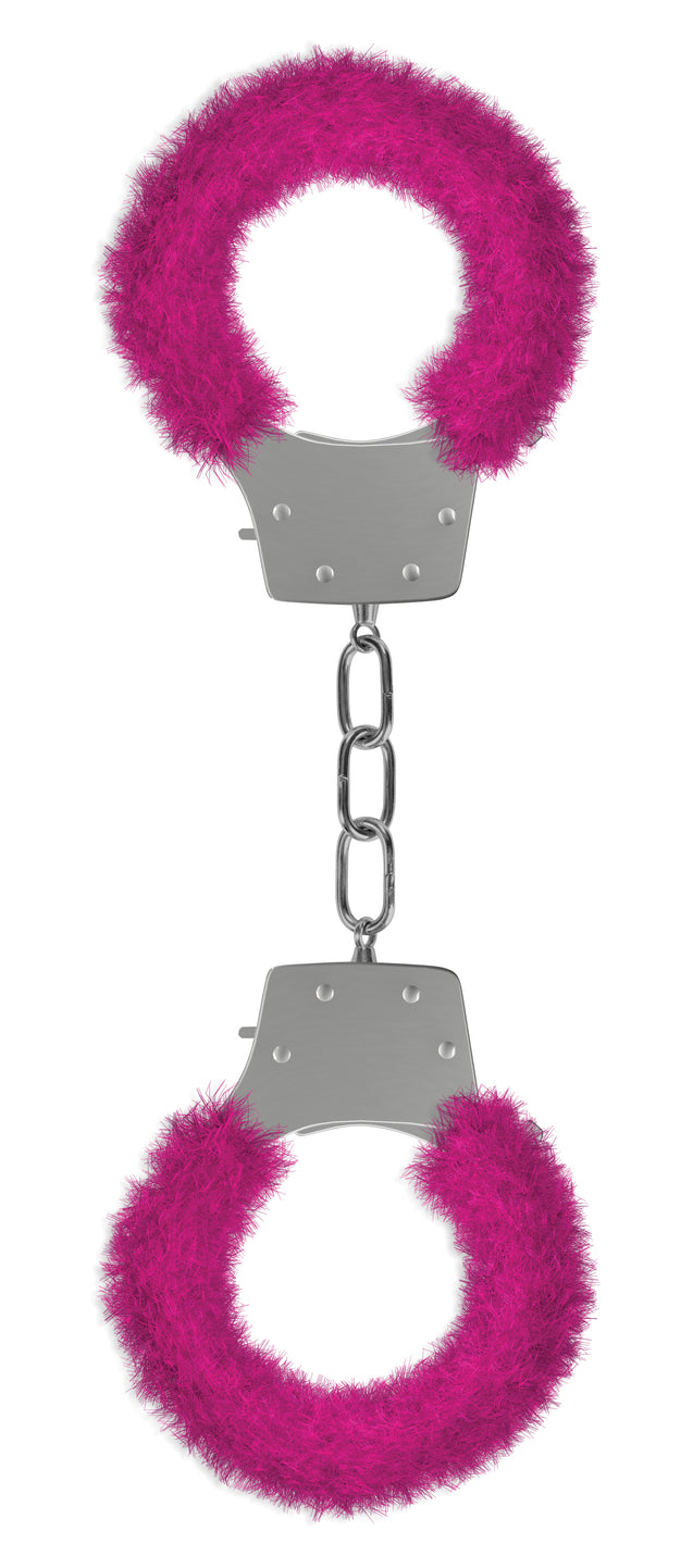 Pleasure Furry Handcuffs - Pink OU-OU004PNK