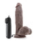 X5 Plus 8 Vibrating Realistic Cock - Chocolate BL-52366