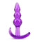 B Yours - Triple Bead Anal Plug - Purple BL-24411