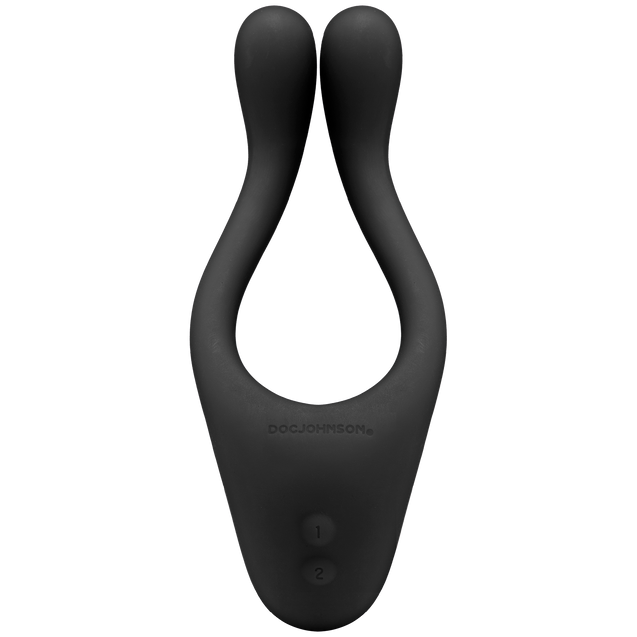 Tryst Multi Erogenous Zone Silicone Massager - Black DJ0990-05-BX