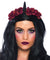 Dark Velvet Unicorn Flower Headband LA-A2847