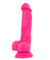 Neo - 7.5 Inch Dual Density Cock With Balls - Neon Pink BL-89700