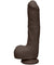 The D - Uncut D - 9 Inch With Balls - Ultraskyn - Chocolate DJ1700-75-CD