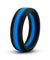 Performance - Silicone Go Pro Cock Ring -  Black/blue/black BL-91102