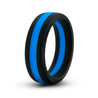 Performance - Silicone Go Pro Cock Ring -  Black/blue/black BL-91102