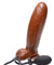 Inflatable Suction Cup Dildo - Brown TV-AB259-BROWN