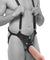 King Cock 11 Two Cocks One Hole Hollow Strap-on  Suspender System - Flesh PD5645-21