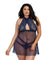 Babydoll, Panty - Queen - Midnight DG-11503XMDNQ