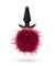 Pom Plugs Fur Pom Pom - Burgundy BL-59200