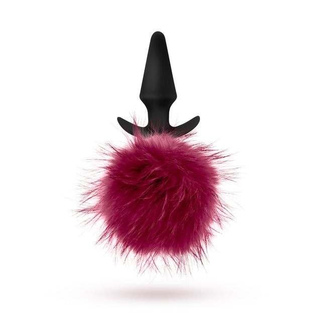 Pom Plugs Fur Pom Pom - Burgundy BL-59200