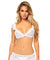2 Pc. Bralette & Skirt Set - Medium/ Large- White LA-81570WHTML
