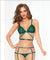 Lace Bra Set - Green - One Size STM-10928P