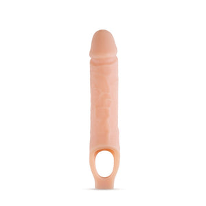 Performance Plus - 10 Inch Silicone Cock Sheath Penis Extender - Vanilla BL-22593