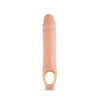 Performance Plus - 10 Inch Silicone Cock Sheath Penis Extender - Vanilla BL-22593