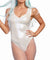 Shimmering Iridescent Bodysuit - White - M/l DG-12209WHTML