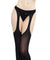 Sheer Suspender Pantyhose - One Size - Black DG-0250BLKOS