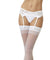 Sheer Thigh High - One Size - White DG-0007WHTOS