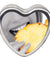 Edible Heart Candle - Pineapple - 4oz EB-HSCK011