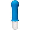 American Pop! Boom! 10 Function Silicone Vibrator  - Blue DJ0500-31-BX