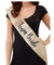 Deluxe Glitter Team Bride Sash - Gold and Black FV-52195