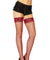 Stay Up Fishnet Thigh Highs - One Size - Burgundy LA-9201BUR