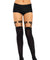 Heart Thigh High Suspender Garter - One Size LA-2332