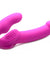 Evoke Rechargeable Vibrating Silicone Strapless Strap on - Pink SU-AF624-PINK