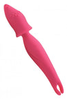 Dual Diva 2 in 1 Silicone Massager- Pink WE-AF547