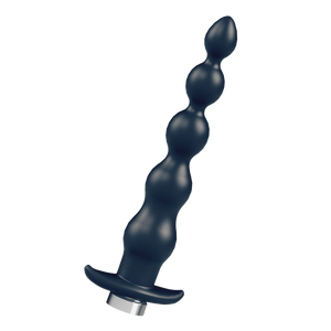 Quaker Plus Rechargeable Anal Vibe - Just Black VI-P1208