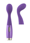 Perks Ex-1 Clitoral Stimulating Wand  and  G-Spot Vibrator - Purple LS-LS12210