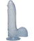 Crystal Jellies - 7 Inch Slim Cock With Balls DJ0288-17-CD