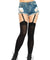 Attached Clip Garter Thigh Highs - One Size LA-6338