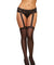 Pantyhose With Garters - Queen Size - Black DG-0013XBLKQ