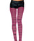 Striped Tights - One Size - Black / Fuchsia ML-7471-BLKFUCHSIA