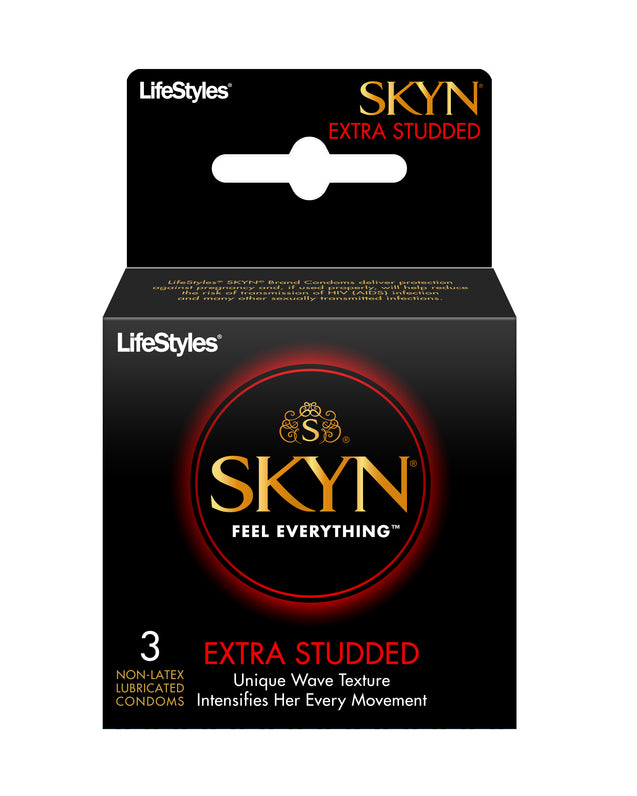 Lifestyles Skyn Extra Studded 3 Pk LS1101