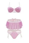 Pink Lady 3 Piece Set - Strawberry Cream - 1x2x FL-SP903PNK-1X2X