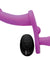 Double Take 10x Vibrating Double Penetration Adjustable Strap-on Purple SU-AF864-PUR