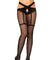 Fishnet Crotchless Tights - One Size - Black LA-9287BLK