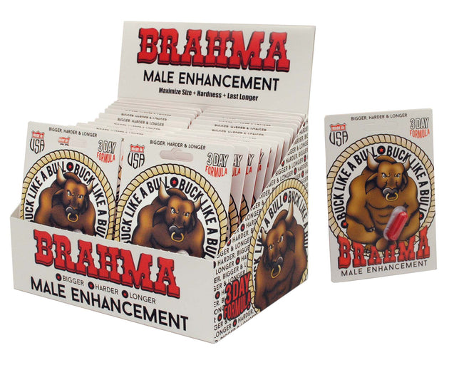 Brahma Male Enhancement P.O.P. Box Display - 24 Count NW2839-1