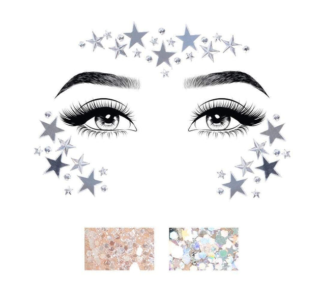 Dream Jewels Sticker - Silver LA-EYE028