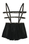 Boss Af Suspender Skater Skirt - Black - S/m FL-B-AF830-SM