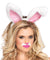 Plush Bunny Ears - White LA-A2811