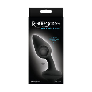 Renegade Knock Knock Plug - Black NSN1107-23