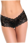 The Cheeky Panty With Rechargeable Bullet - Black AE-BL-4814-2