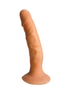 Skinsations Latin Lover Series Playful Partner Strap-on 8 Inches - Brown HTP3053