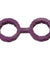 Japanese Bondage - Silicone Cuffs - Small -  Purple DJ2102-02-BX