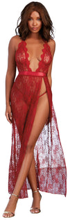 Gown, G-String - Large - Garnet DG-10460GARL