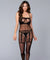 Cami Suspended Crotchless Bodystocking - One Size - Black BW-B119