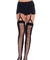 Lace Up Illusion Thigh Highs - One Size LA-6635